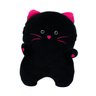 Almofada Formato Gato Preto Pelúcia 36x25cm - 1