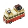 Kombi Vermelho Com Bagagens 16.5cm Estilo Retrô - Vintage - 4