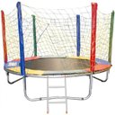 Ver imagem 2 de Kit Azul Cama Elástica 2.3m + Escorregador Baby 2 Degraus