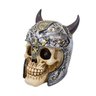 Enfeite Caveira Capacete Chifres 15x14x11cm - 2