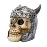 Enfeite Caveira Capacete Chifres 15x14x11cm - 3