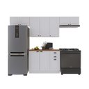 Ver imagem 2 de Cozinha Modulada 4 Peças 100% MDF Bari Branco