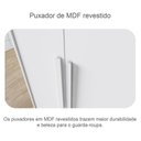 Ver imagem 7 de Guarda Roupa Casal New Messina com Gaveteiro Suiça Neve – Novo Horizonte