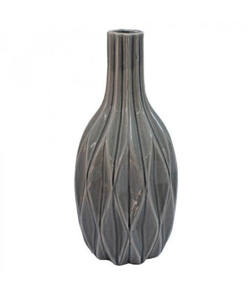 Vaso Porcelana Preto 28.5x14x14cm - 2