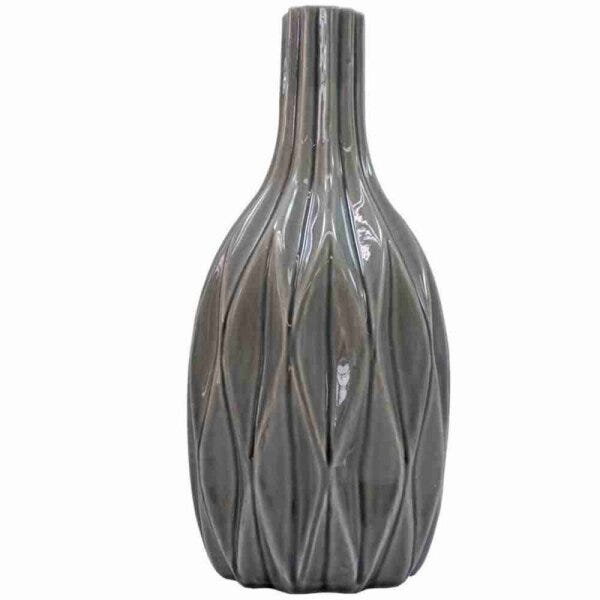 Vaso Porcelana Preto 28.5x14x14cm - 1