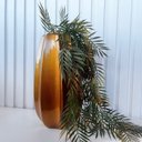 Ver imagem 4 de Vaso Centro de Mesa Dourado Moderno com Planta Caída