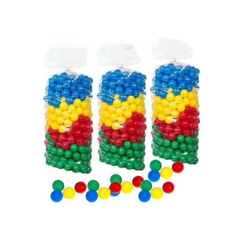 Bolinha de Plástico Colorida Para Piscina Com 500 Unidades