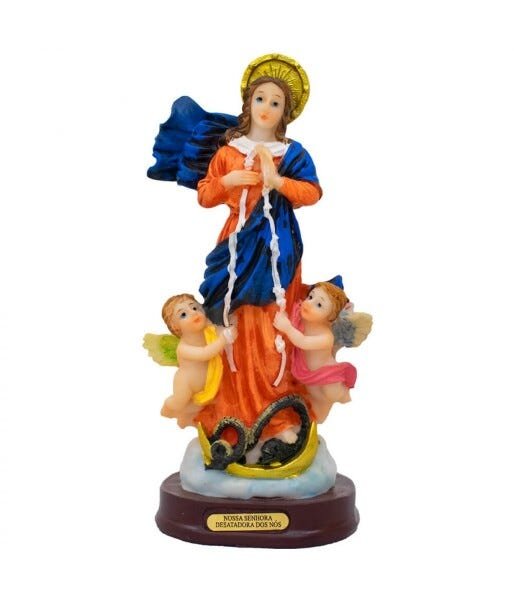 Nossa Senhora Desatadora De Nós 15cm - Enfeite Resina - 7