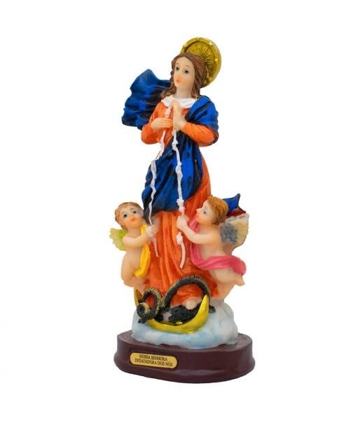 Nossa Senhora Desatadora De Nós 15cm - Enfeite Resina - 4