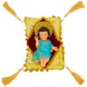 Menino Jesus Roupa Azul Na Almofada 14cm - Enfeite Resina - 1
