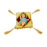 Menino Jesus Roupa Azul Na Almofada 14cm - Enfeite Resina - 2