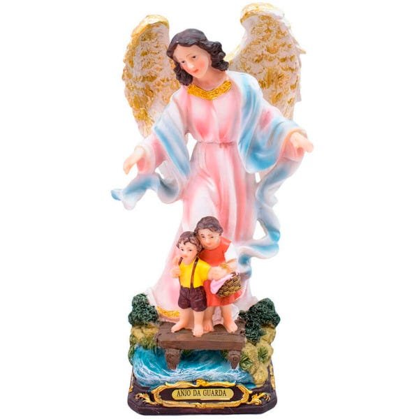 Anjo Da Guarda 20cm - Enfeite Resina - 1
