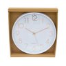 Relógio Parede Branco 35x35cm - 5