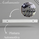 Ver imagem 4 de Kit 30 Puxadores Wave Cava Branco 30cm Alumínio para Cozinha Armário e Porta MDF Porta de Correr