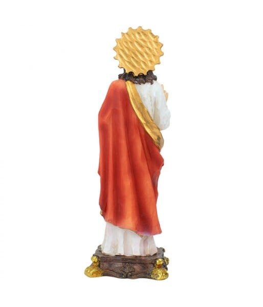 Sagrado Coração De Jesus 21cm - Enfeite Resina - 4