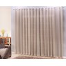 Cortina linho tecido 2,80x2,80 Para Trilho Suíço:Avelã - 2