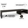 Suporte para Monitor Stand Home Office Lap 90 Cm L03 Preto - Lyam Lyam Decor - 4