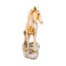 Cavalo Dourado 34cm - Resina Animais - 4
