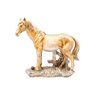 Cavalo Dourado 34cm - Resina Animais - 2