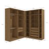 Conjunto Closet em Kappesberg Adapt Nogueira 5 Peças 222cm X 205cm - 3