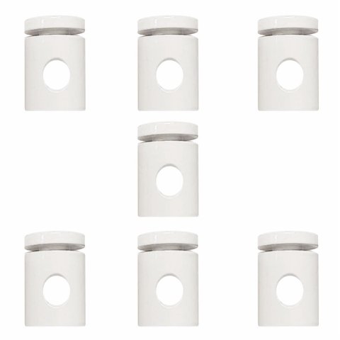 Kit-7 Desviador de Cabo Para Lustres e Pendentes e Luminária MD-6005/7 - Branco
