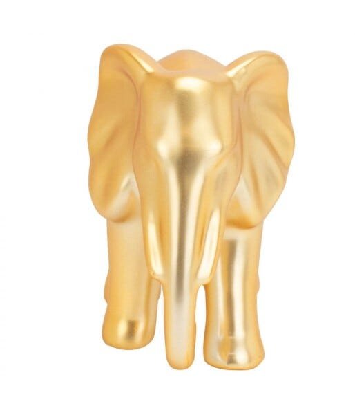 Elefante Dourado Cerâmica 11.5cm - 2