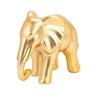Elefante Dourado Cerâmica 11.5cm - 1