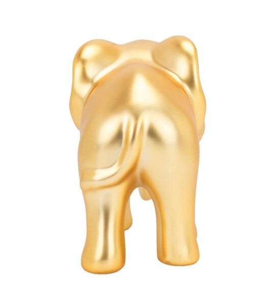 Elefante Dourado Cerâmica 11.5cm - 4