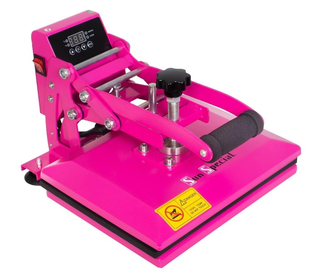 Prensa Térmica Plana Rosa SS-ZH-2122 220v - Sun Special - 2