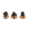 Jogo 3 Monges Negros Não Falo Não Ouço Não Vejo 4.5cm - 1