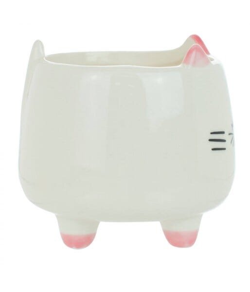 Vaso Branco Porcelana Modelo D 7x8x8cm - 4