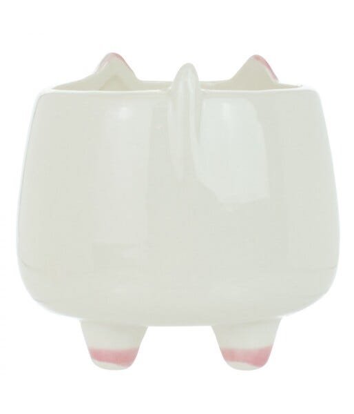 Vaso Branco Porcelana Modelo D 7x8x8cm - 5