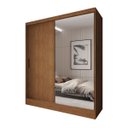 Ver imagem 3 de Guarda-roupa Solteiro La Paz 2 Portas 2 Gavetas com Espelho - Panorama Móveis