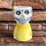 Vaso Cachepot Caveira Mexicana em Pé Cores - Amarelo - 2