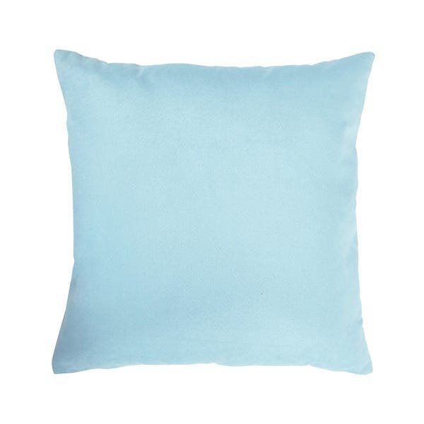 Capa de almofada VivaIN tricô duplada azul claro 50 x 50 cm - 2