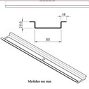 Ver imagem 2 de Ralo Linear P/ Sacadas WCS, Terraços E Piscinas Inox 304 Infinito 1,20m