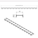 Ver imagem 3 de Ralo Linear P/ Sacadas WCS, Terraços E Piscinas Inox 304 Infinito 1,20m