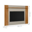 Ver imagem 3 de Painel para TV Sala de Estar Tulum Nature Off White 180cm