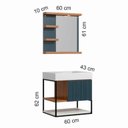 Ver imagem 4 de Conjunto de Banheiro Berton Cyndi 60cm