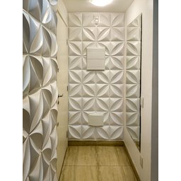 Formas de Gesso Cimento Abs 1,5mm Resistente Petala 30x30 Decoração Flexivel Textura Relevo 3d Pvc - 4