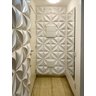 Formas de Gesso Cimento Abs 1,5mm Resistente Petala 30x30 Decoração Flexivel Textura Relevo 3d Pvc - 4