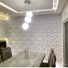Formas de Gesso Cimento Abs 1,5mm Resistente Petala 30x30 Decoração Flexivel Textura Relevo 3d Pvc - 6