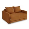 Sofa Cama Casal 147cm Trento Terracota Estofama - 1