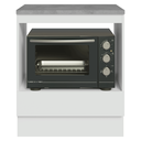 Ver mais imagens de Balcão para Forno/Micro-Ondas 70 cm 1 Gaveta Branco Madesa