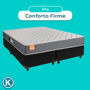 Ver imagem 4 de Cama Box Preto King + Colchão D23 Pro Inducol