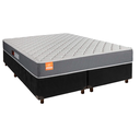 Ver imagem 1 de Cama Box Preto King + Colchão D23 Pro Inducol