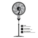 Ver imagem 2 de Ventilador WAP Coluna Flow Turbo Preto 127V 50cm 8 Pas FW009220