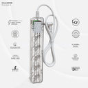 Ver imagem 2 de Filtro de linha com protetor contra surtos (DPS) - 127/220 volts - 10 amperes - 5 tomadas - 3 pinos