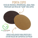 Ver imagem 5 de Descanso de Copo Luxo Porta Copo com Suporte em Madeira