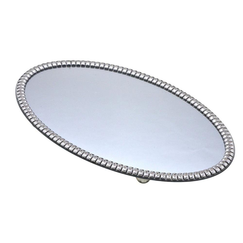 Bandeja Vidro Decorativa 40cm Mabruk - 1